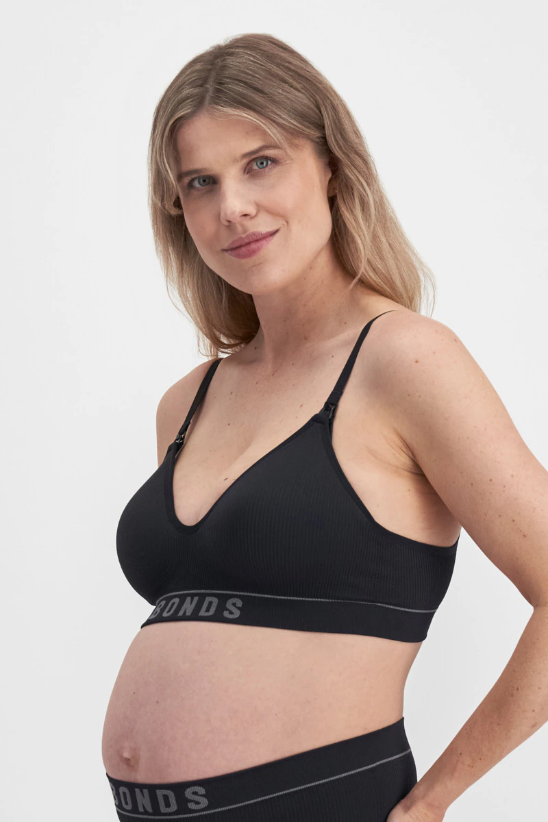 Retro Rib Maternity Wirefree Bra