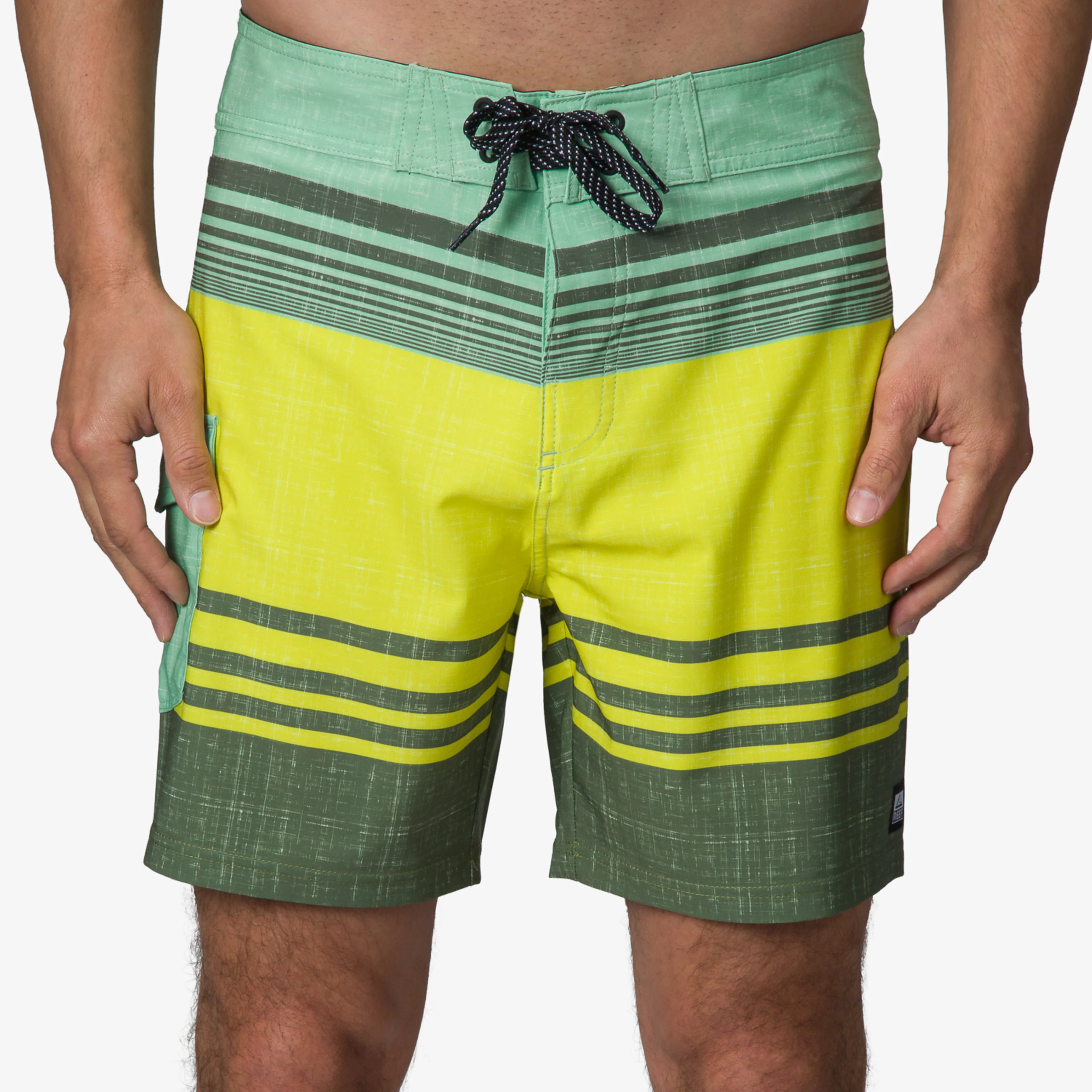 Casey Stripe Boardshort 17