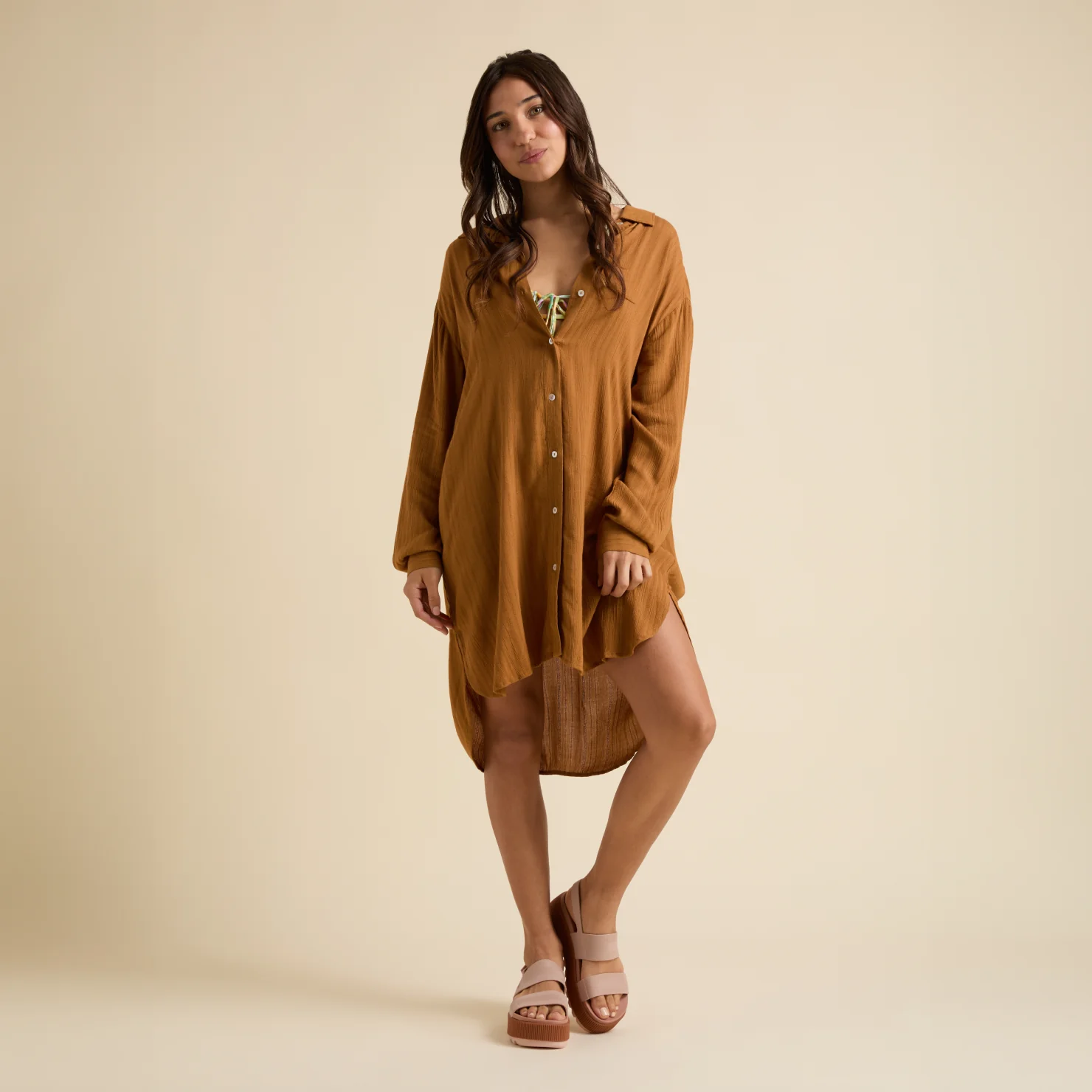 Beachy Shirt Dress