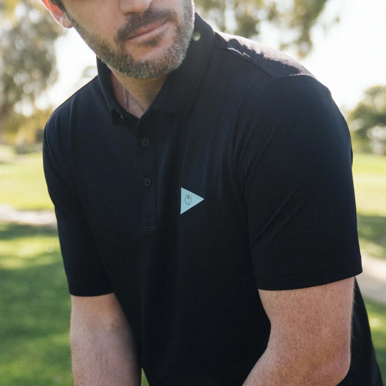 Reef X Palm Golf Blackballed Polo
