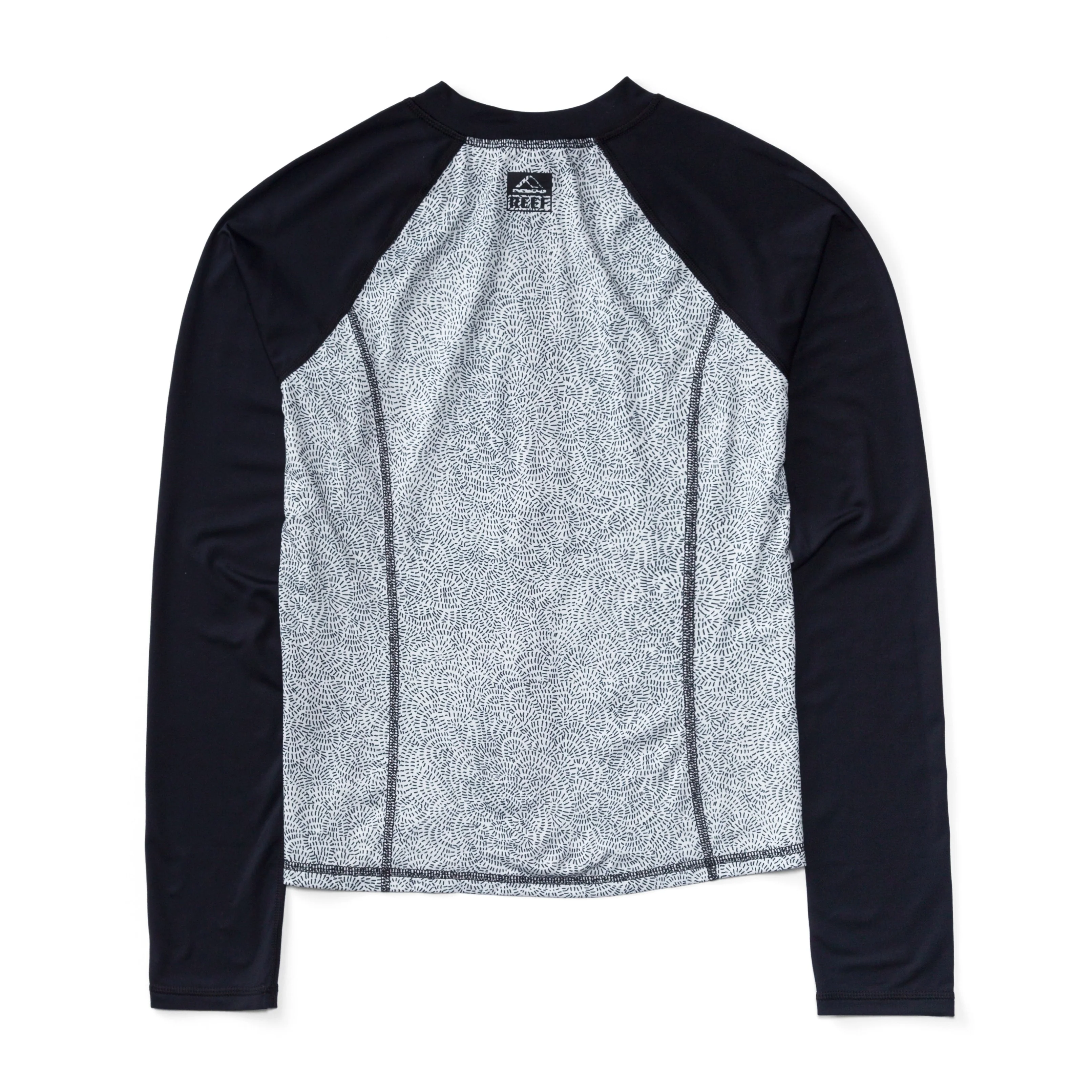 Crest Zip Up Long Sleeve Surf Shirt UPF 40