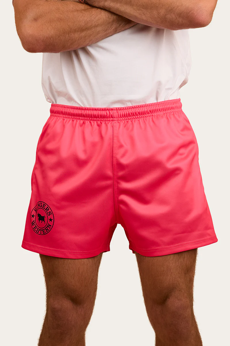 Ringers Footy Shorts - Melon