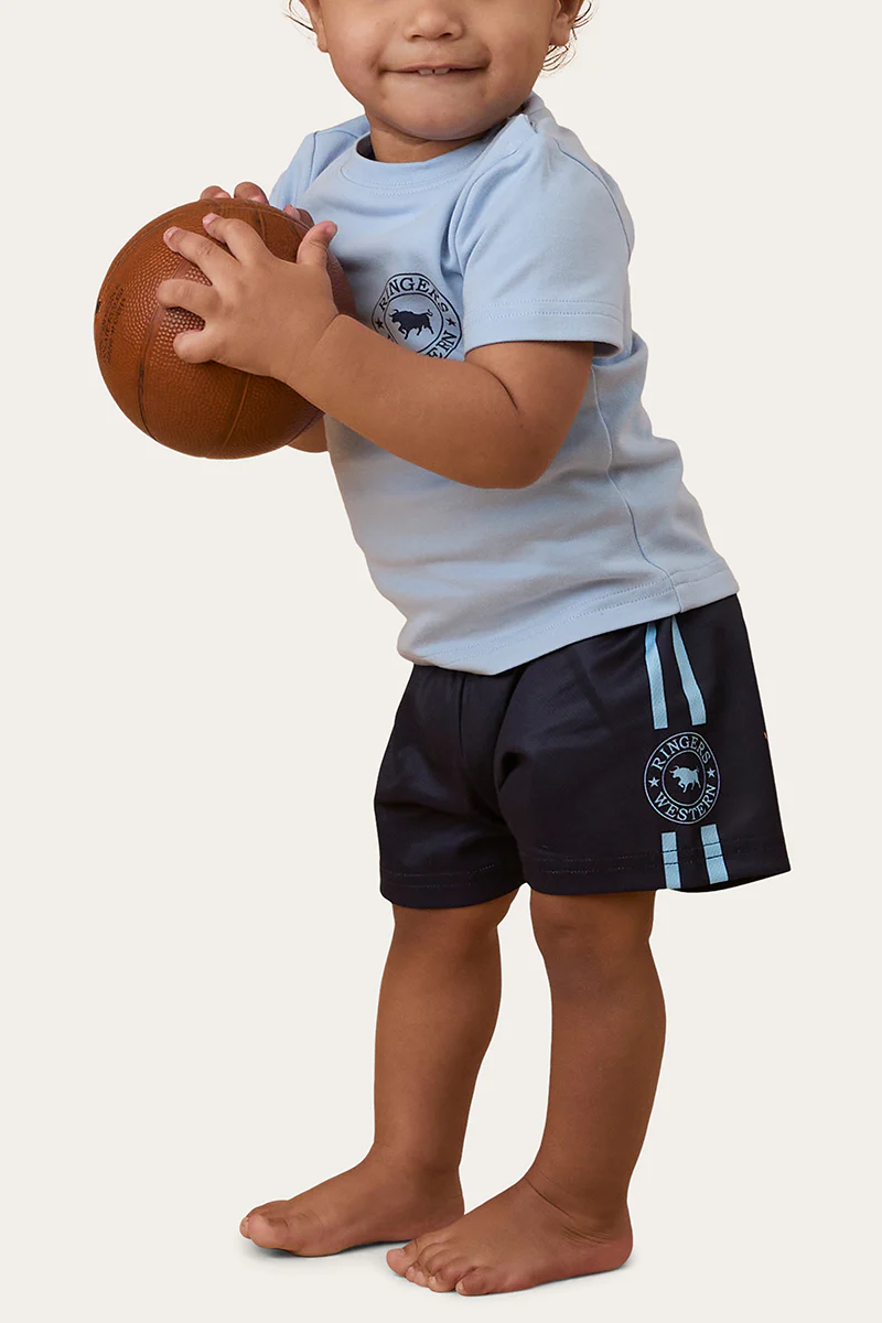 Ringers Babies Footy Short - Navy / Blue