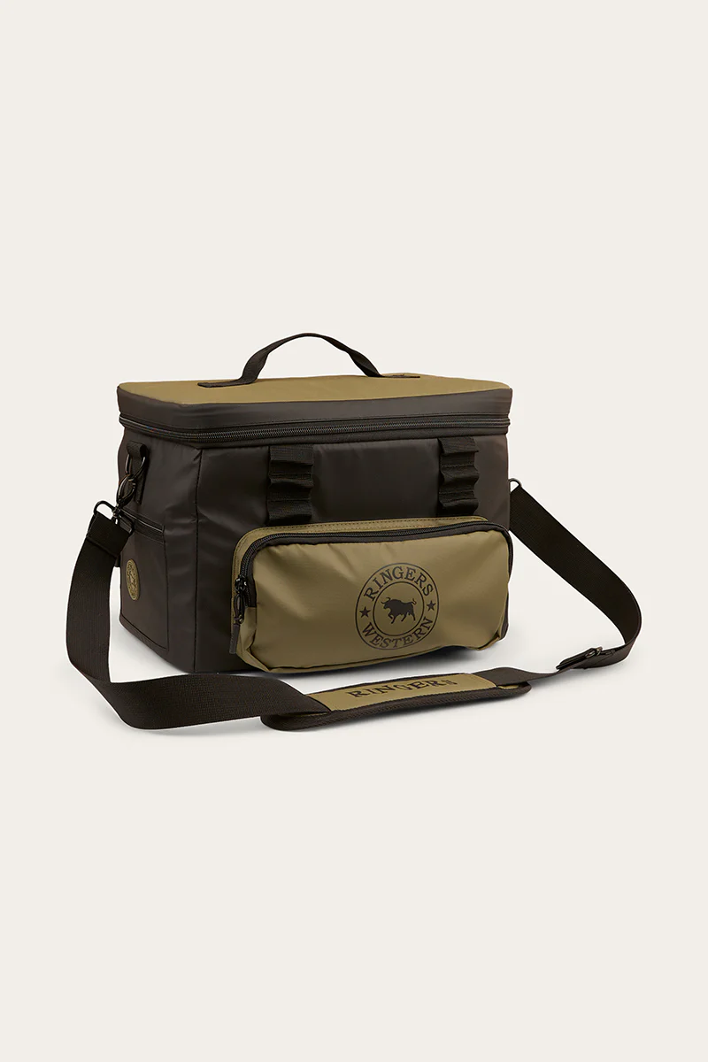 Kununurra Cooler Bag - Black / Military Green