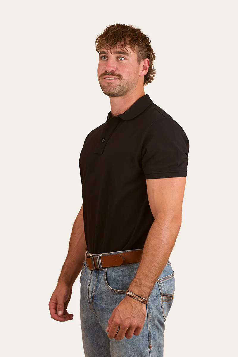 Custom Mens Polo - Black