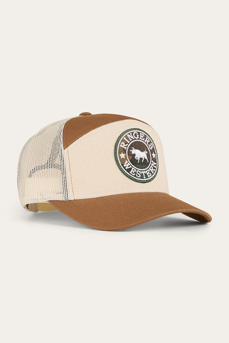 Axel 7 Panel Cap - Beige / Clay