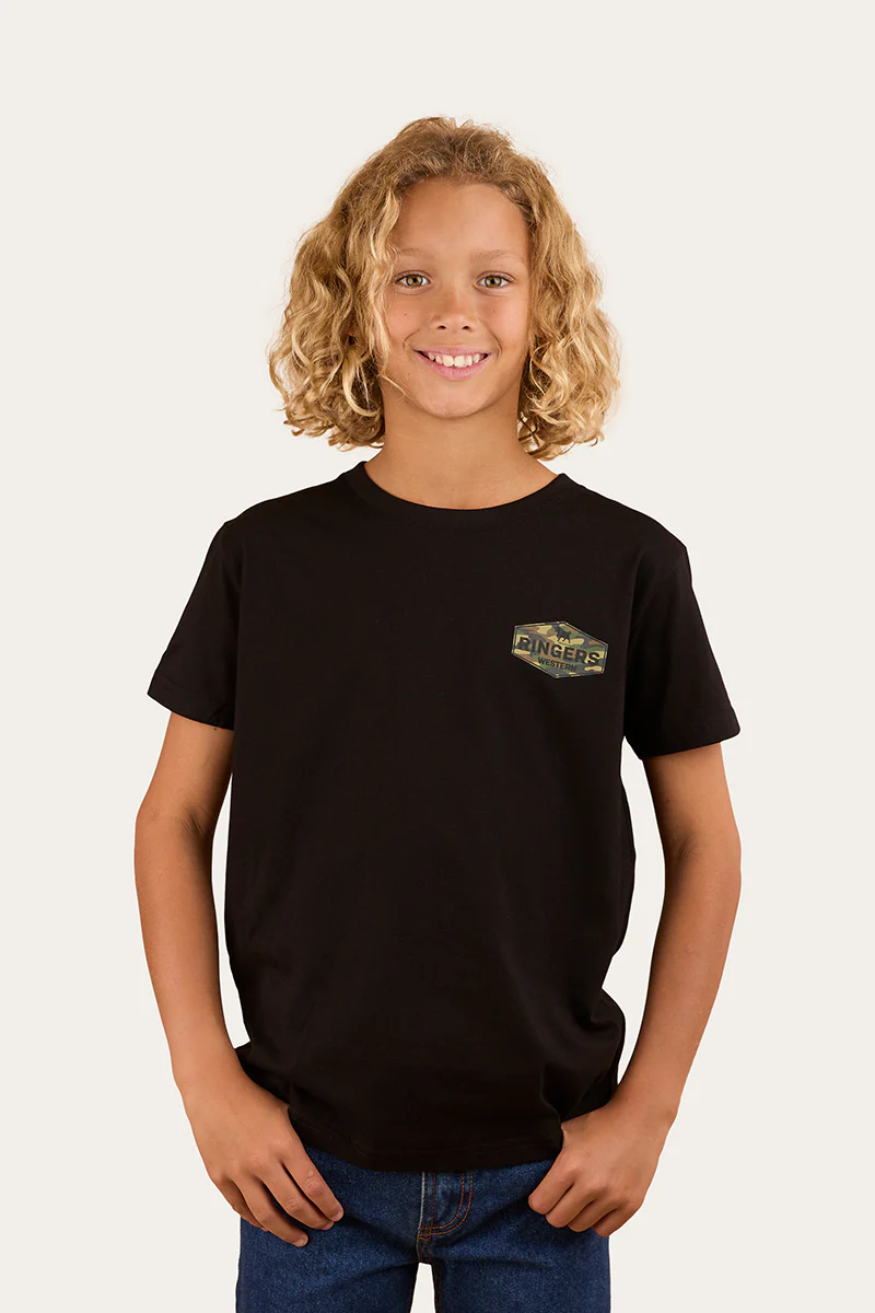 Servo Kids Classic Fit T-Shirt - Black/Camo