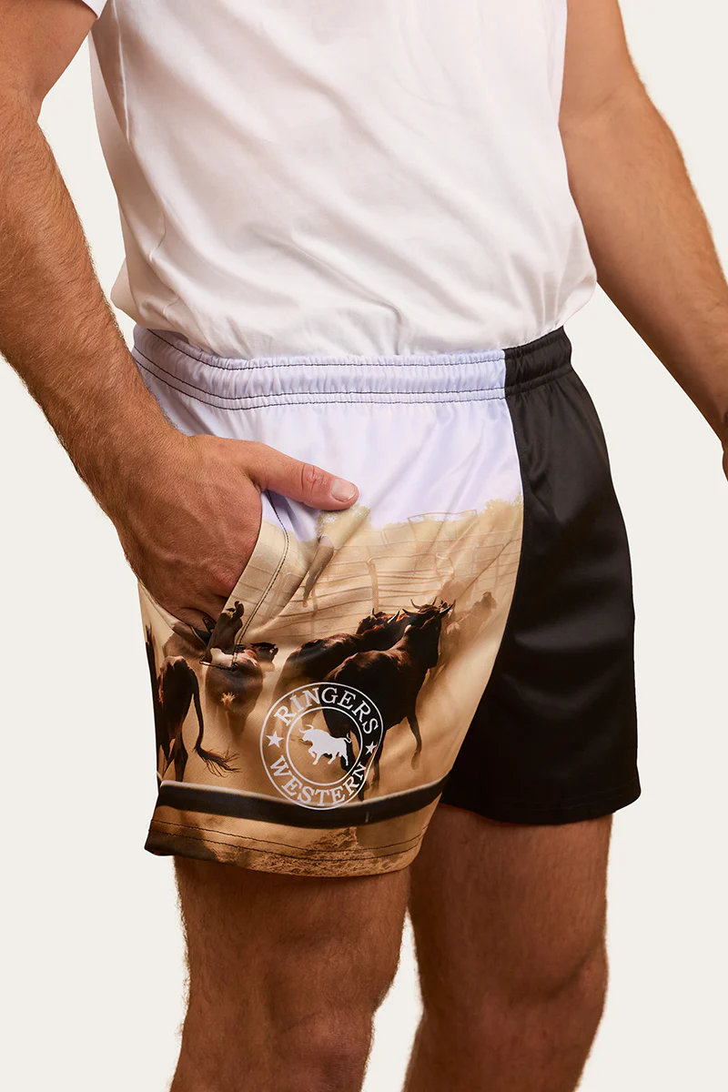 Ringers Footy Shorts - Multi