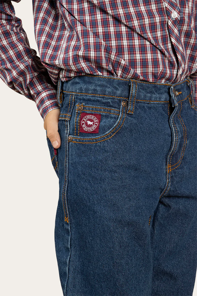 Southwest Kids Relaxed Fit Jean - Mid Wash Blue