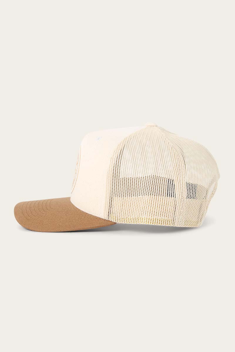 Signature Bull Trucker Cap - Beige/Clay