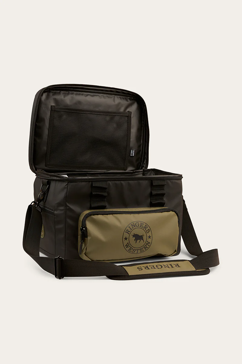 Kununurra Cooler Bag - Black / Military Green