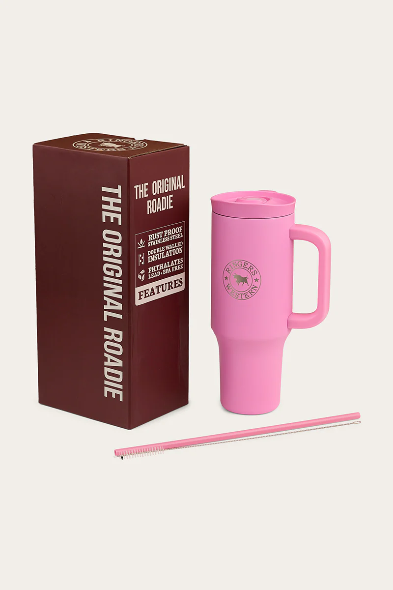 The Original Roadie Drink Bottle - Pastel Pink