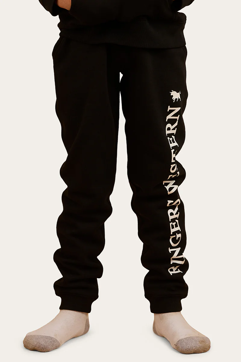 Durango Kids Trackpant - Black/White
