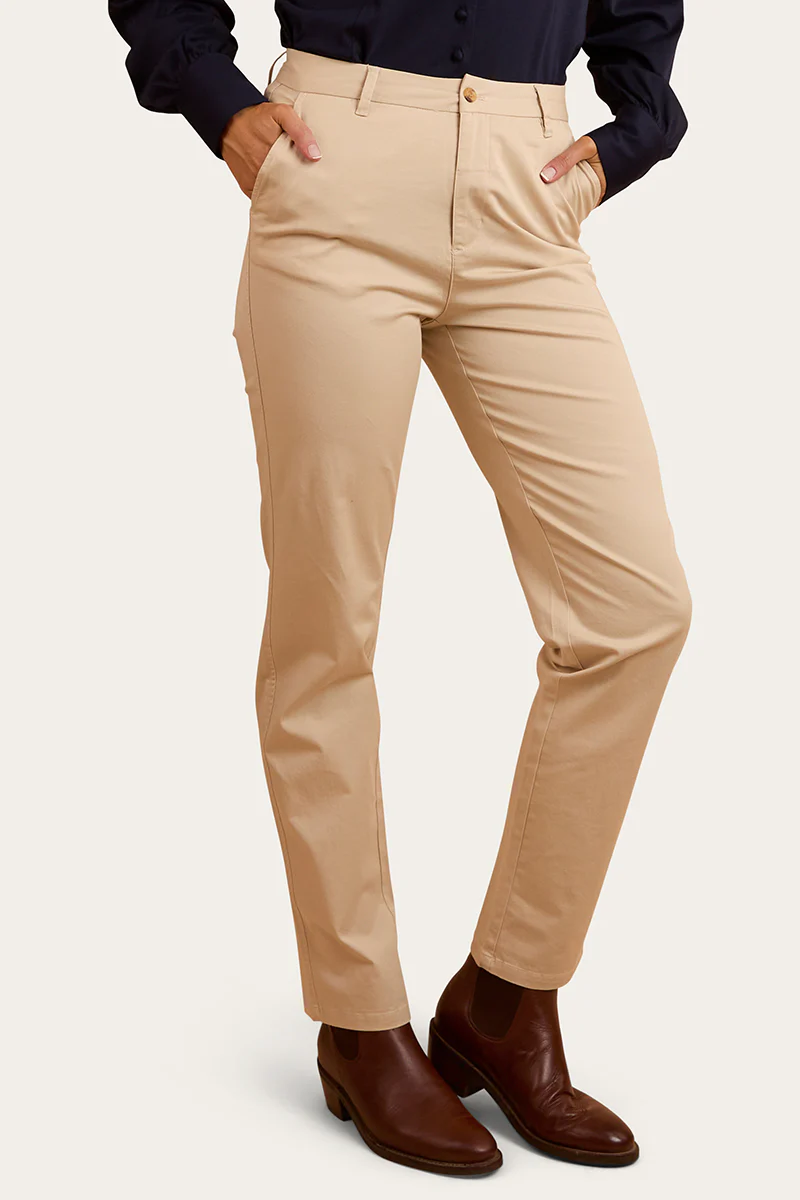 Scottsdale Womens Regular Fit Chino Pant - Bone