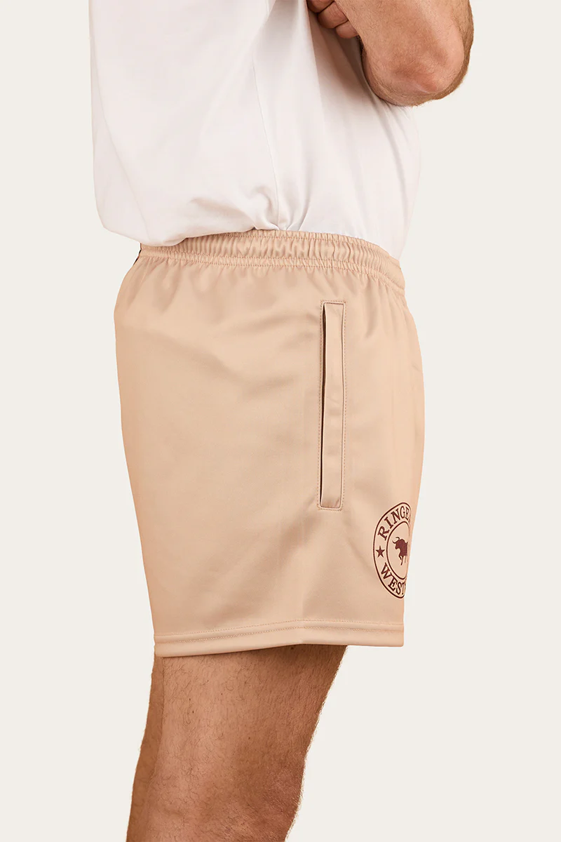 Walkabout Warrior Footy Short - Dark Sand / Multi
