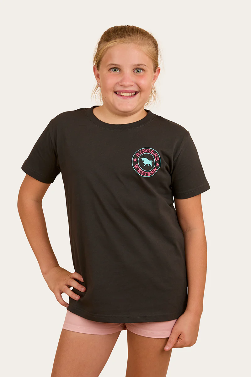 Signature Bull Kids Classic T-Shirt - Charcoal / Multi