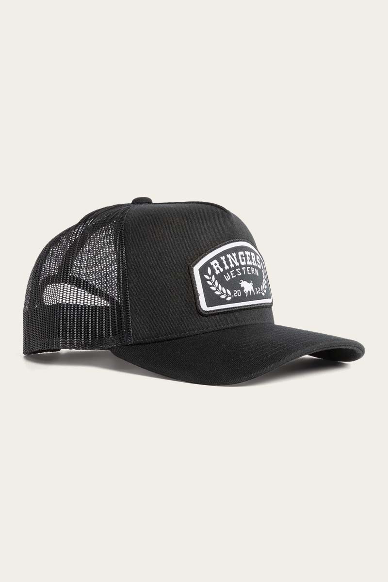 Wheatbelt Wool Trucker Cap - Black