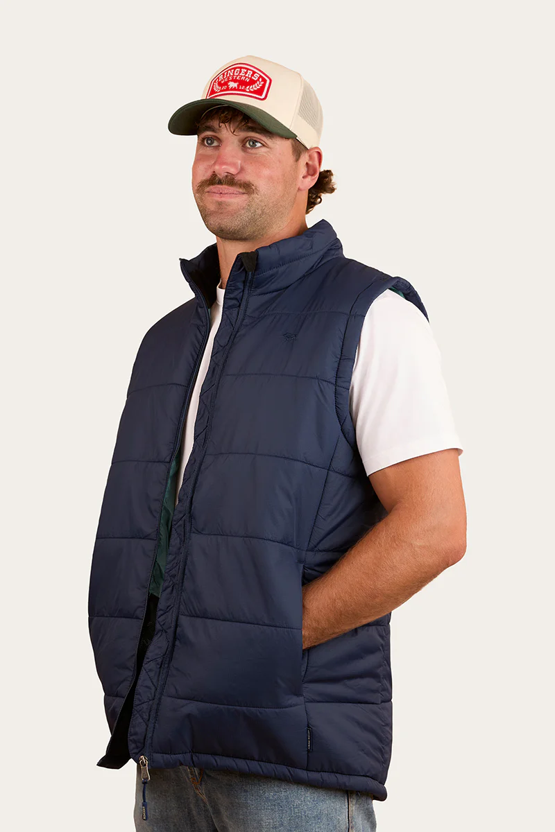 Trooper Mens Puffer Vest - Dark Navy