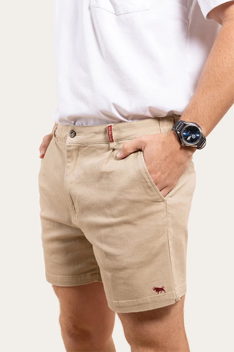 Cloncurry Mens Heavy Weight Work Short - Camel