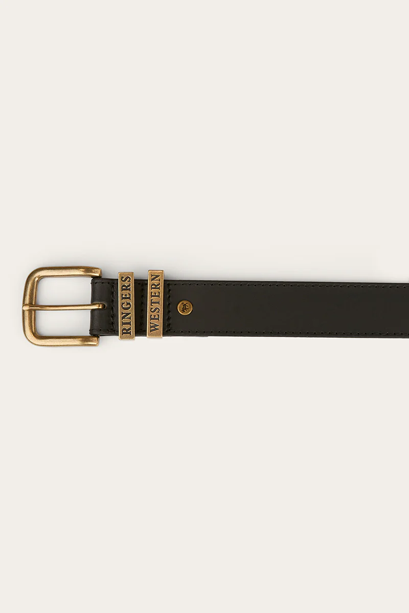 James Kids Belt - Black / Gold