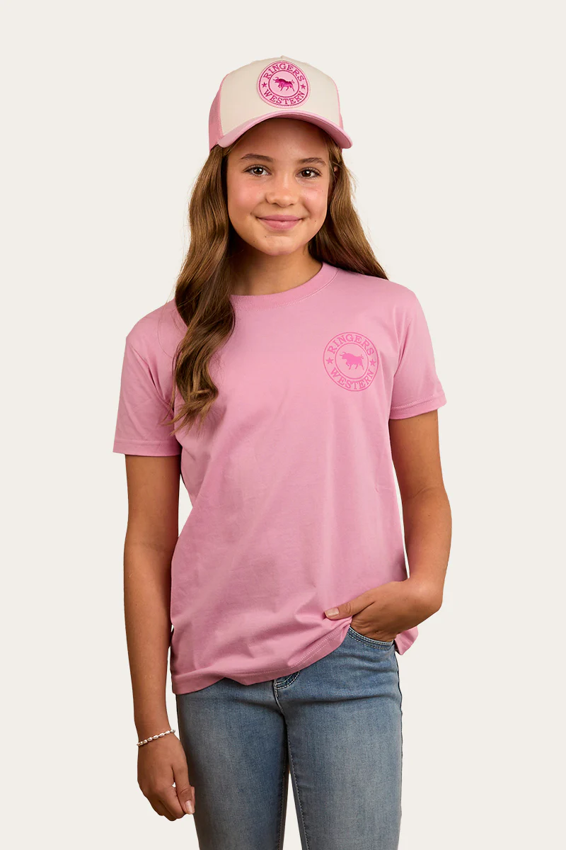 Signature Bull Kids Classic T-Shirt - Pastel Pink/Candy