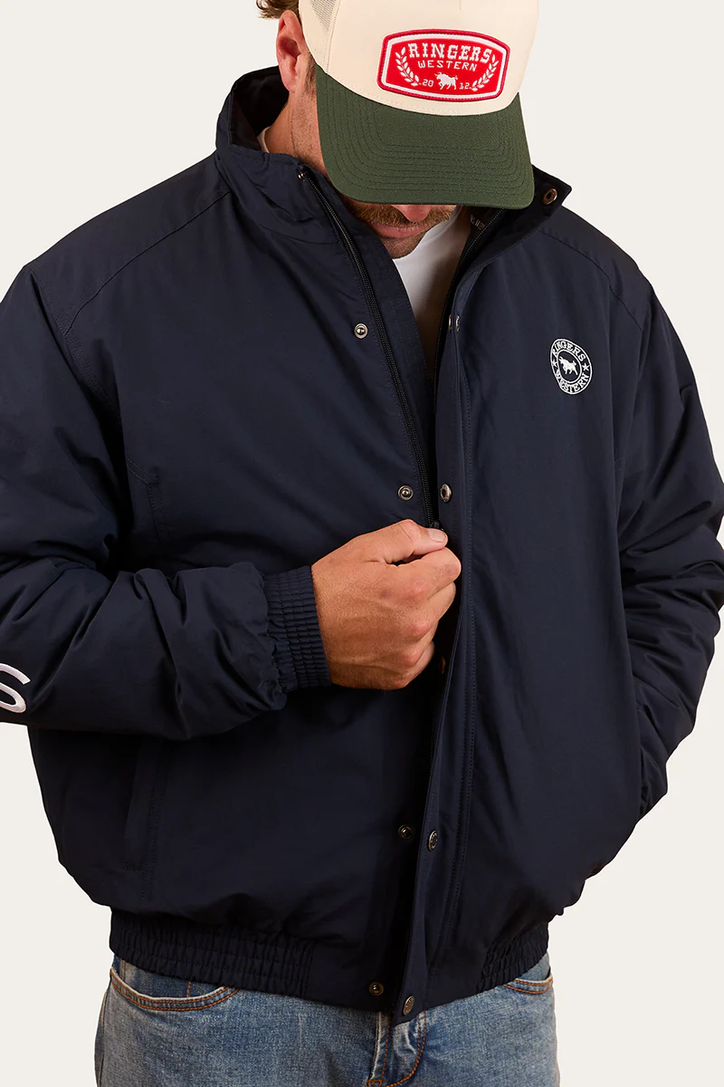 Kidman Mens Jacket - Navy/White