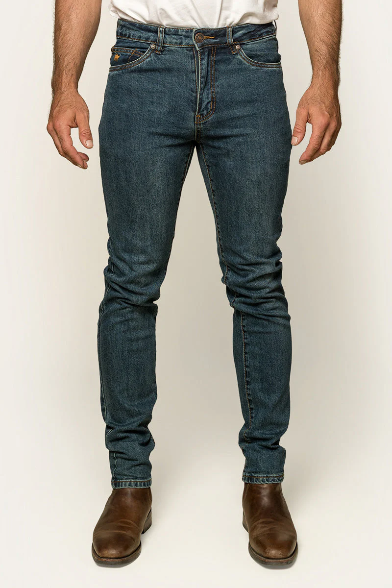 Austin Mens Slim Fit Jeans - True Blue