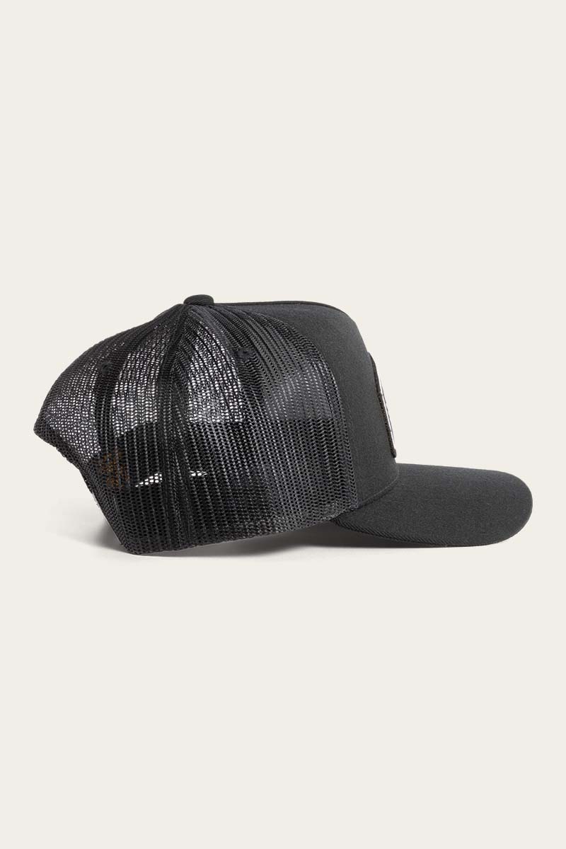 Wheatbelt Wool Trucker Cap - Black