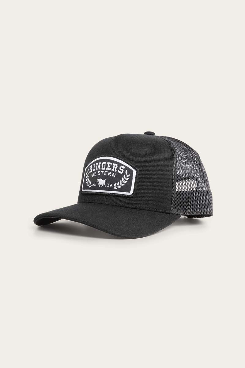 Wheatbelt Wool Trucker Cap - Black