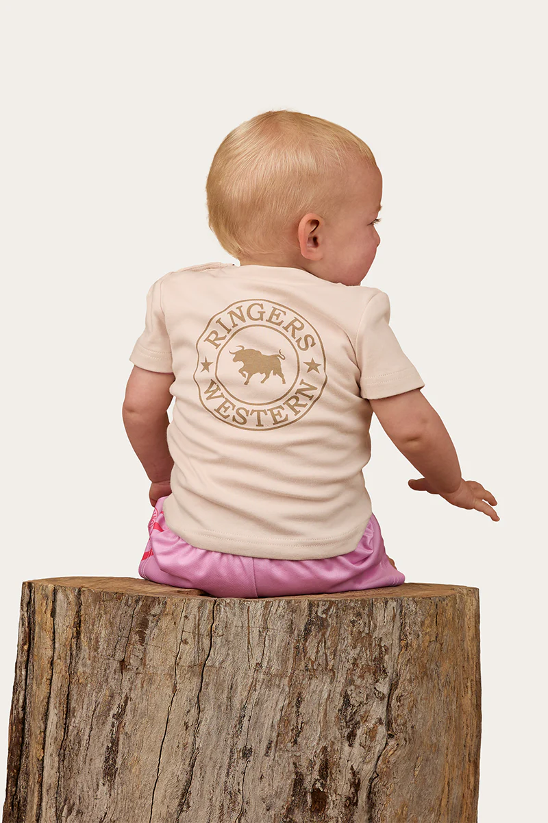 Signature Bull Babies T-Shirt - Beige / Clay