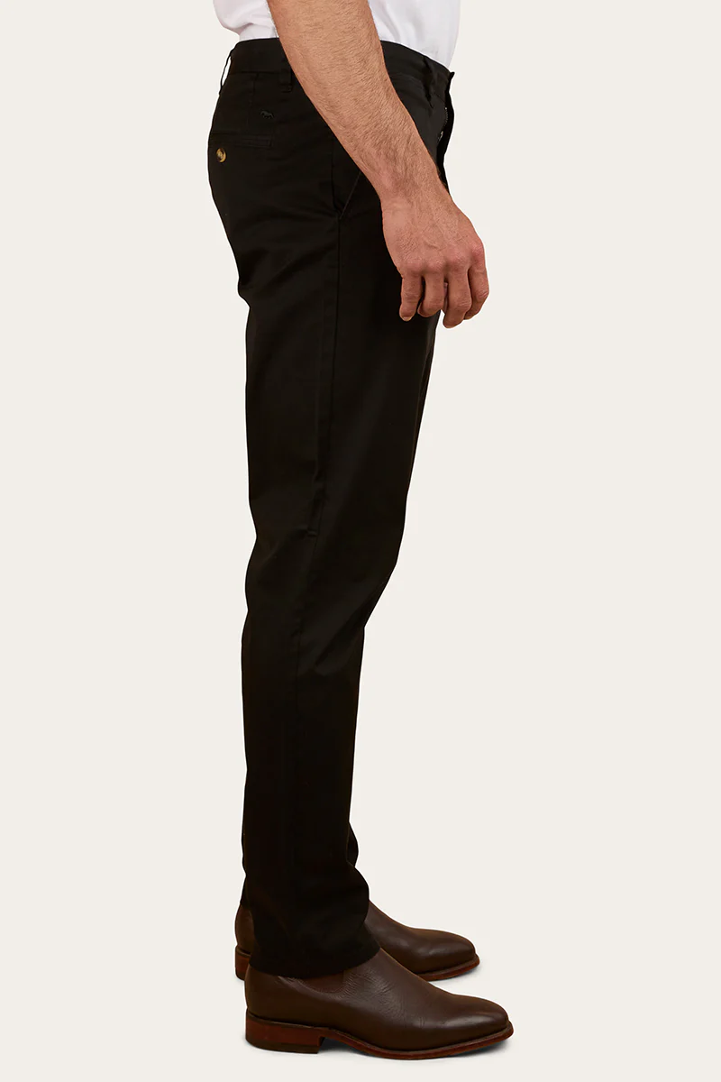 Parsons Mens Slim Fit Chino Pant - Black