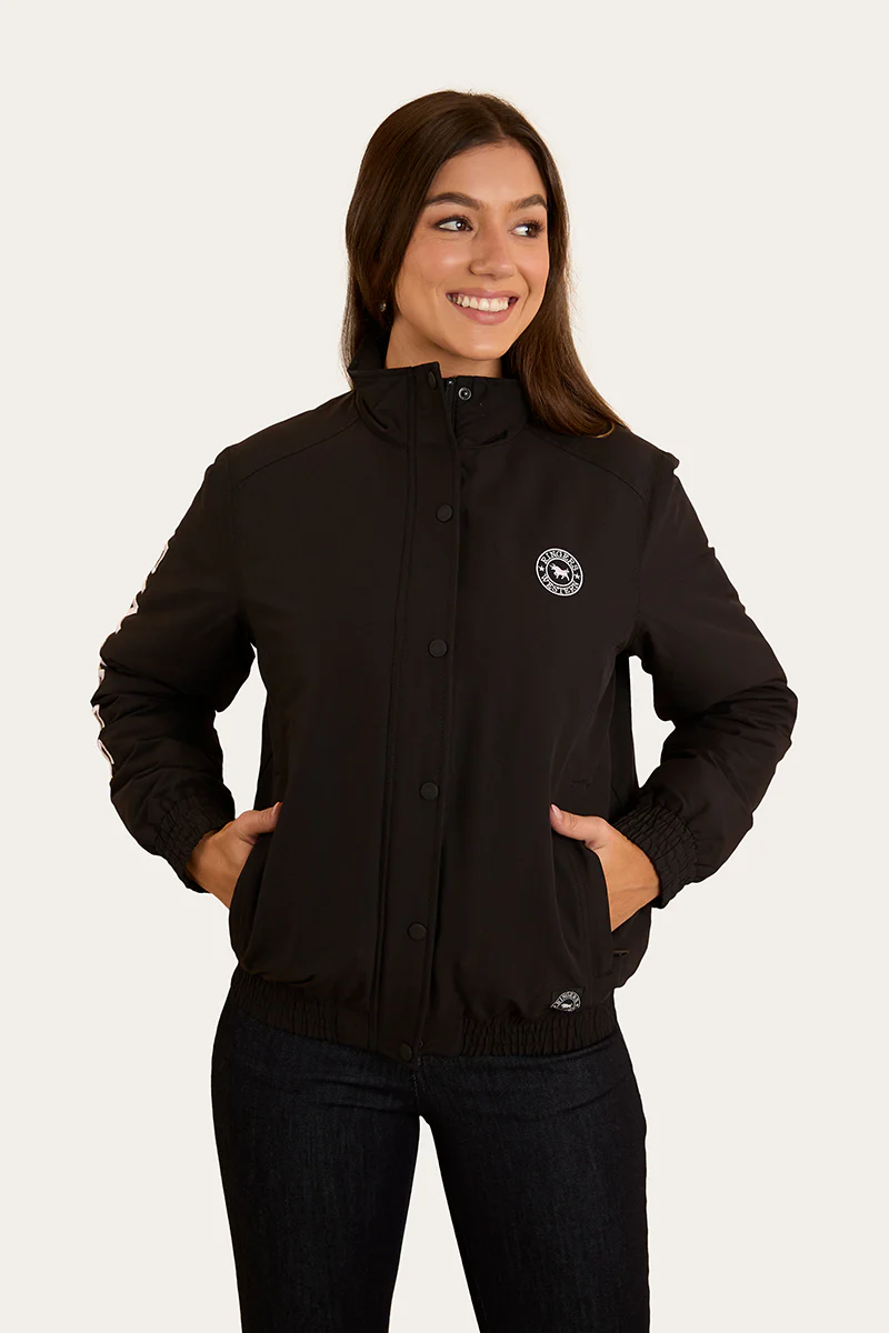 Tesbury Womens Jacket - Black / White