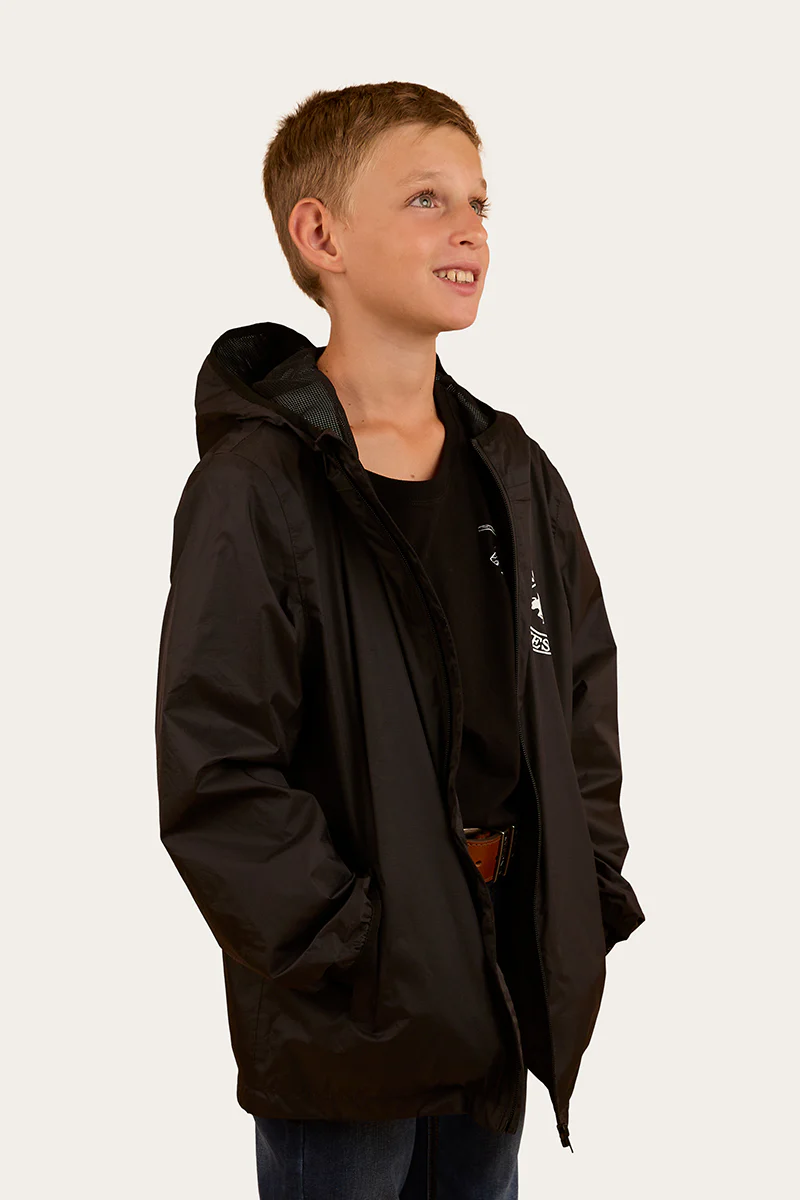 Signature Bull Kids Spray Jacket - Black