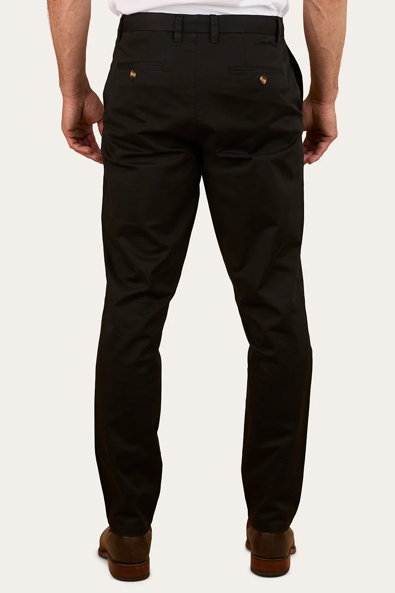 Parsons Mens Slim Fit Chino Pant - Black