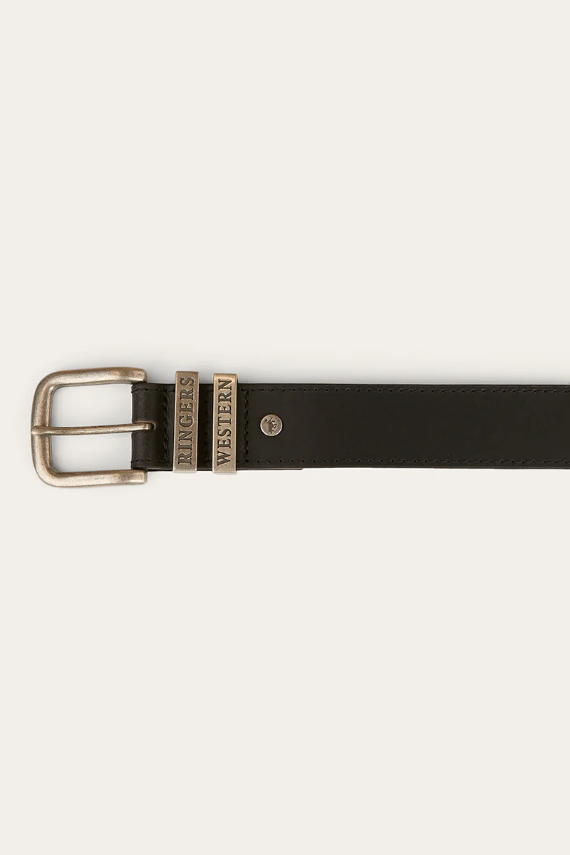 James Kids Belt - Black / Silver