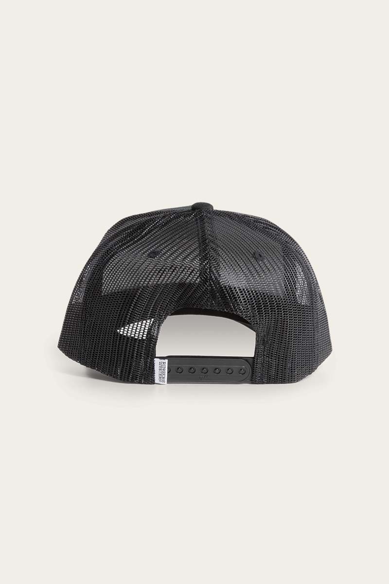 Wheatbelt Wool Trucker Cap - Black