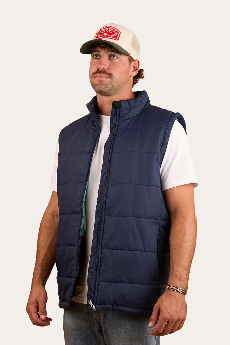 Trooper Mens Puffer Vest - Dark Navy