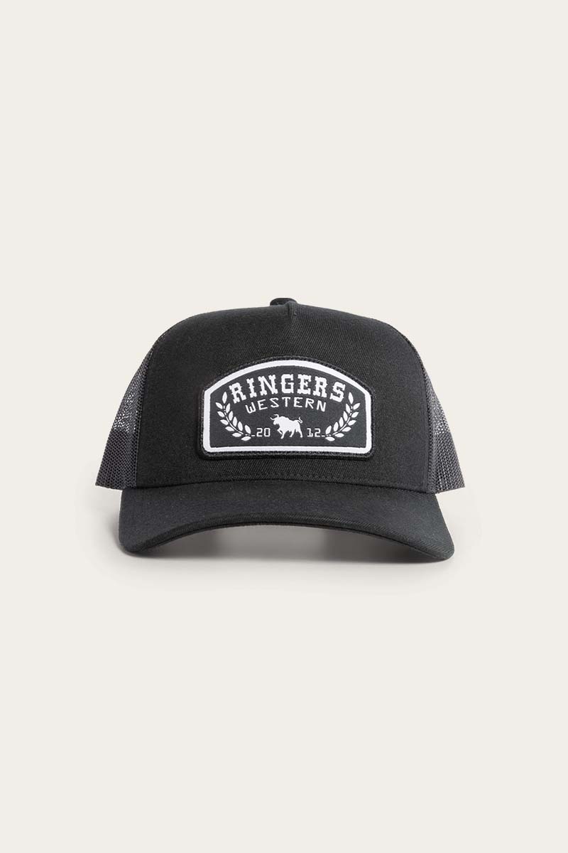 Wheatbelt Wool Trucker Cap - Black