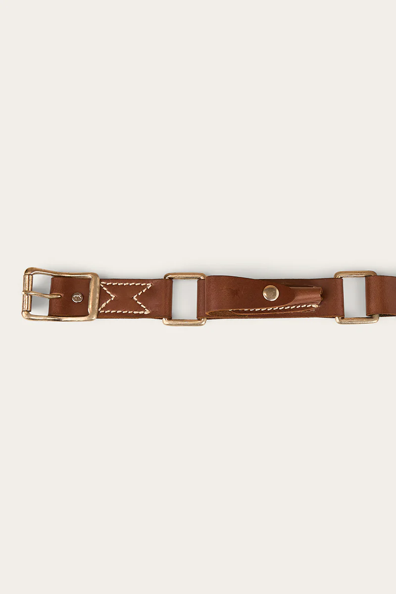 Hobble Belt - Brown / Silver