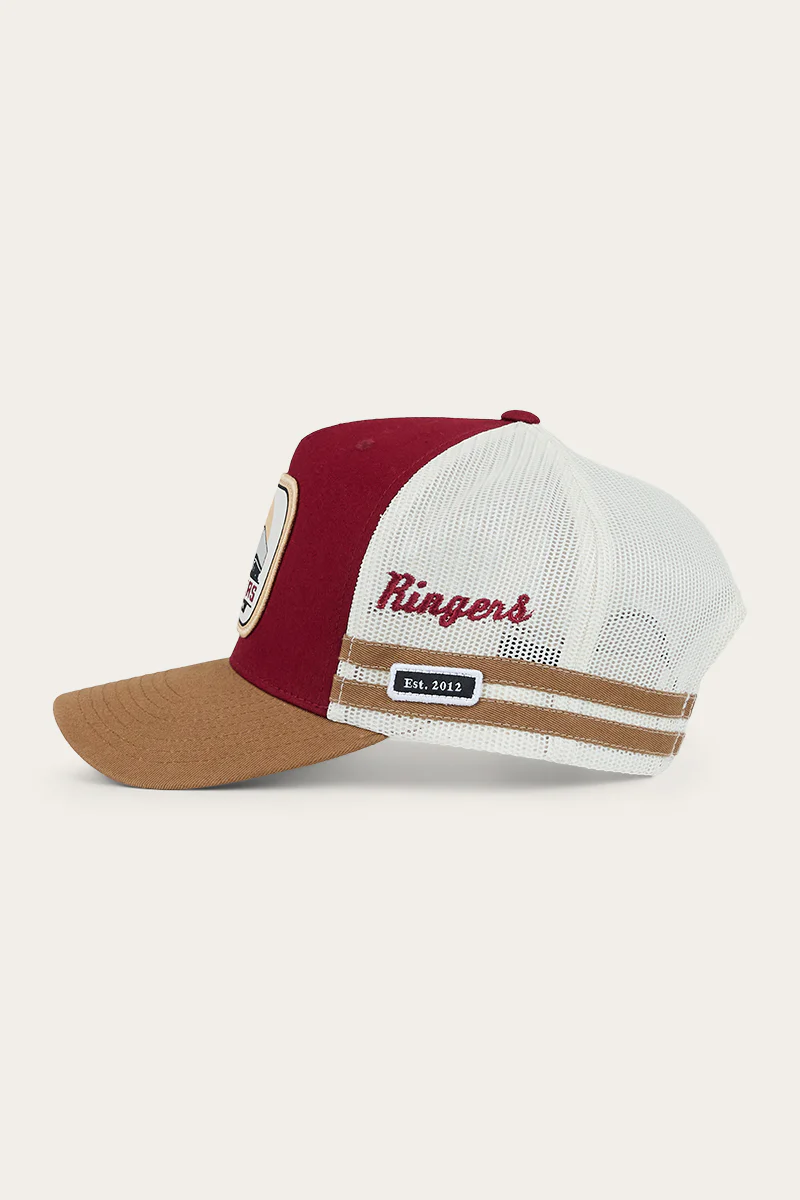 Big Rig Trucker Cap - Burgundy / Clay