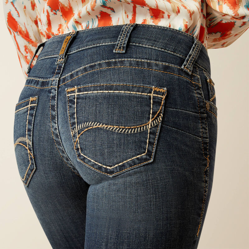 Mid Rise Lilla Boot Cut Jeans