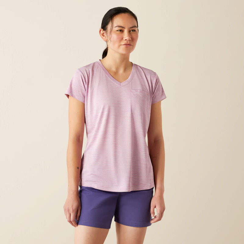 Rebar Evolution Work Hard V-Neck T-Shirt