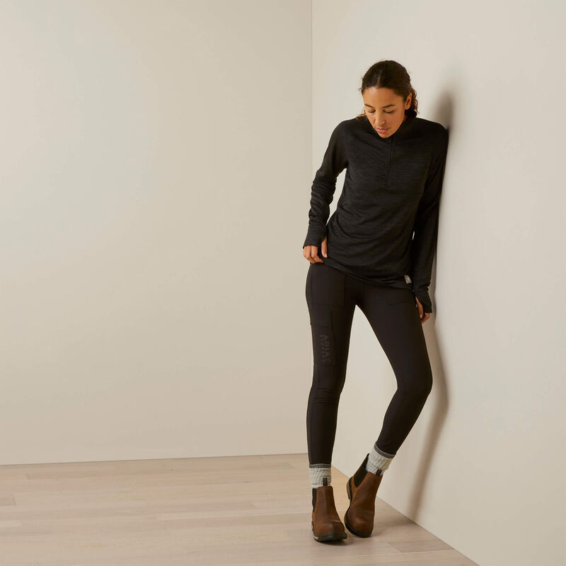 Rebar Gridwork Baselayer 1/4 Zip T-Shirt