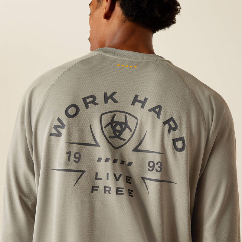 Rebar Heat Fighter Work Hard T-Shirt