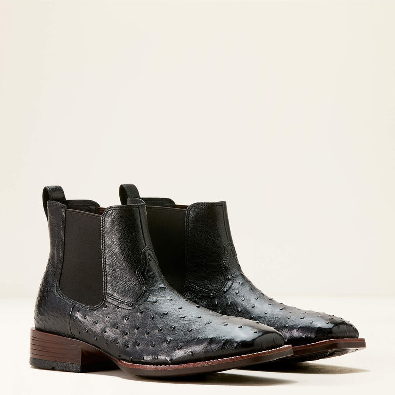 Booker Chelsea Wide Square Toe Western Boot