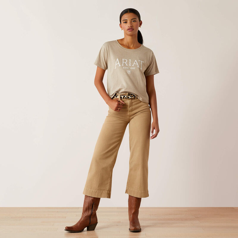 Serif Logo Boxy T-Shirt