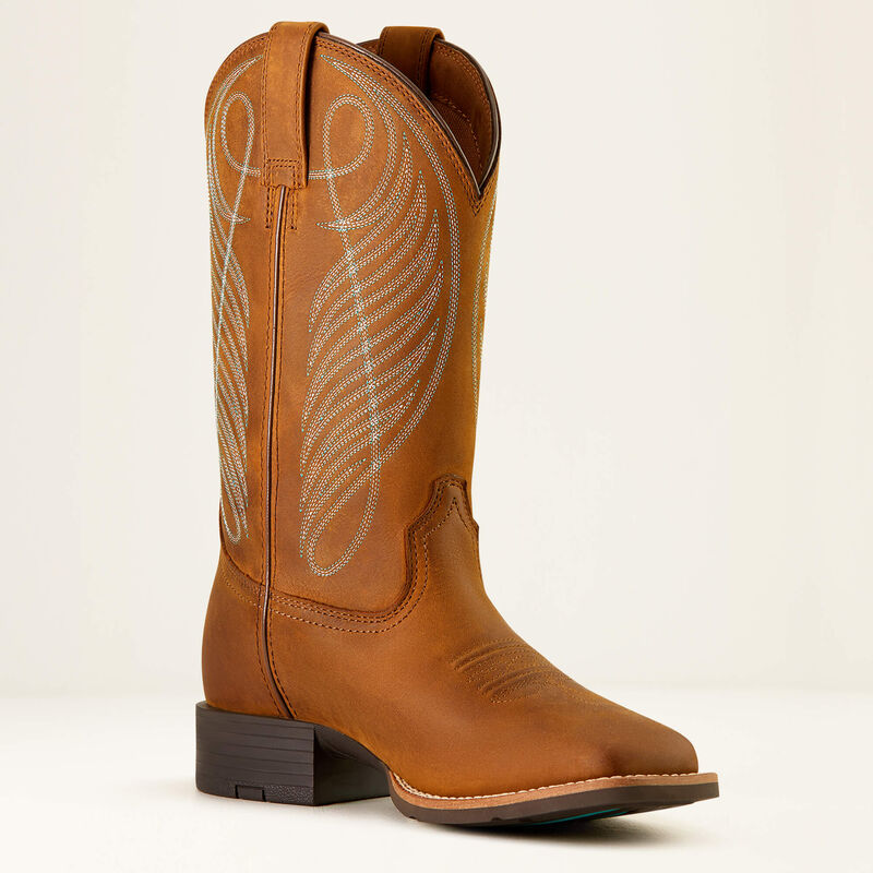 Round Up Wide Square Toe Waterproof Western Boot