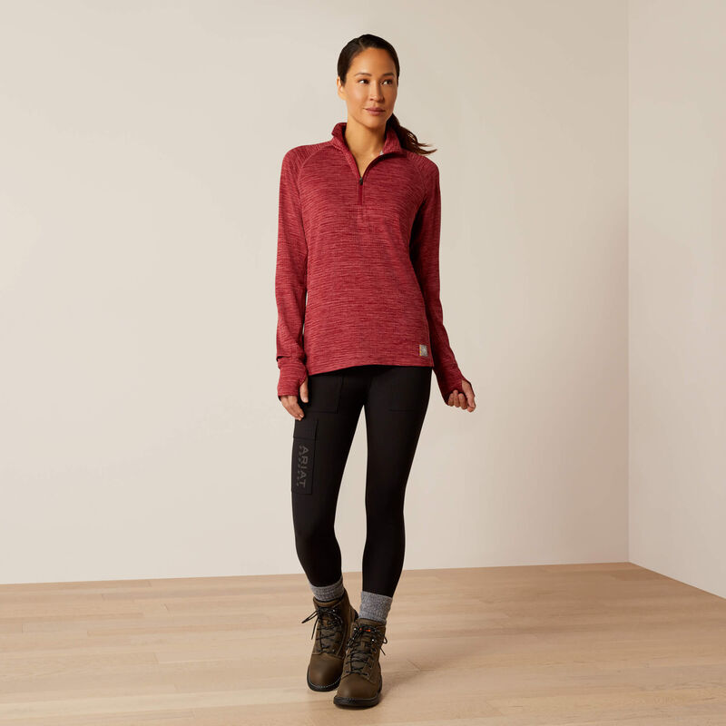 Rebar Gridwork Baselayer 1/4 Zip T-Shirt