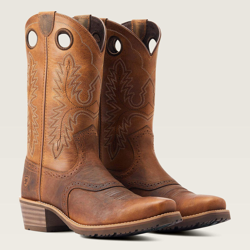 Hybrid Roughstock Square Toe Cowboy Boot