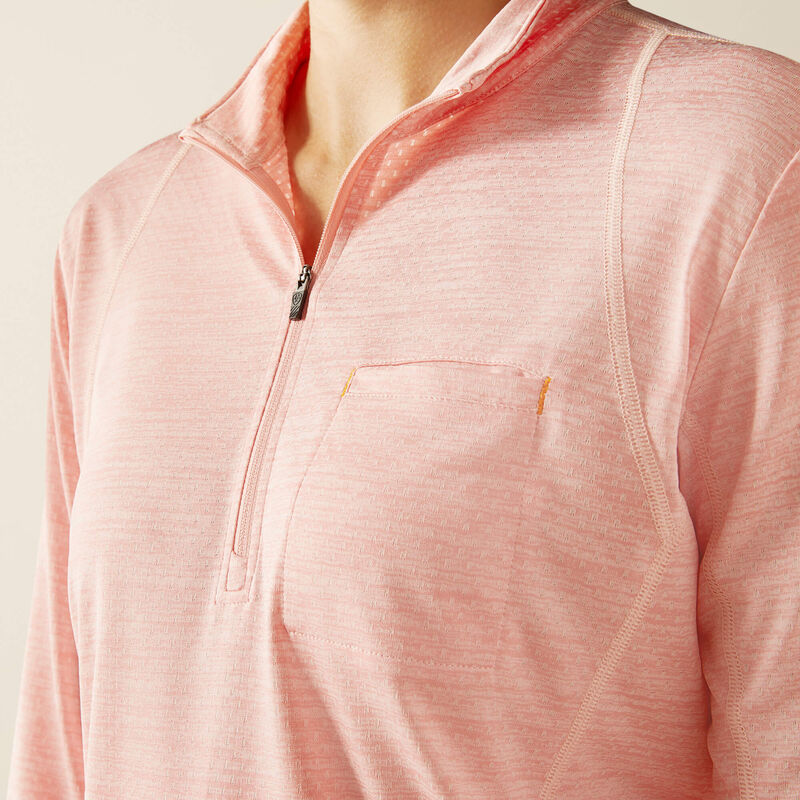 Rebar Evolution 1/2 Zip Top